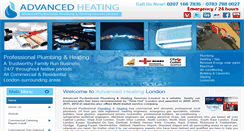 Desktop Screenshot of advancedplumbingheating.co.uk