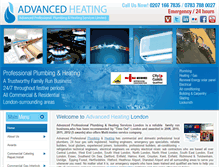 Tablet Screenshot of advancedplumbingheating.co.uk